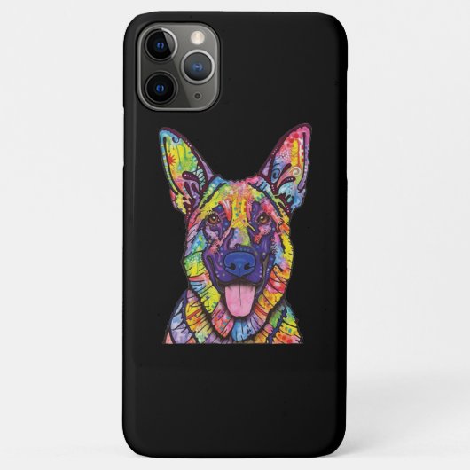 ジャーマンシェパード愛犬家 Case-Mate iPhoneケース (裏面)