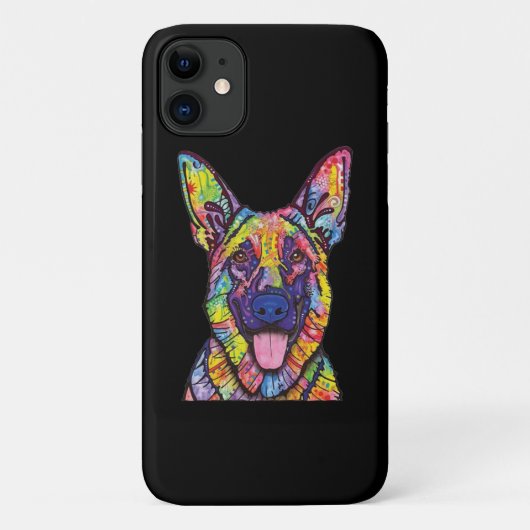 ジャーマンシェパード愛犬家 Case-Mate iPhoneケース (裏面)