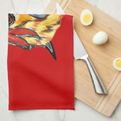 ジャーマンシェパード海賊 キッチンタオル (四つ折り)