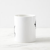 ジャーマンシェパード炭2 コーヒーマグカップ (中央)