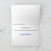 ジャーマンシェパード誕生日カード カード (内部)