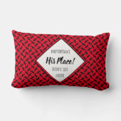 ジャーマンシェパード警告ドッグズピロー ランバークッション (裏面)