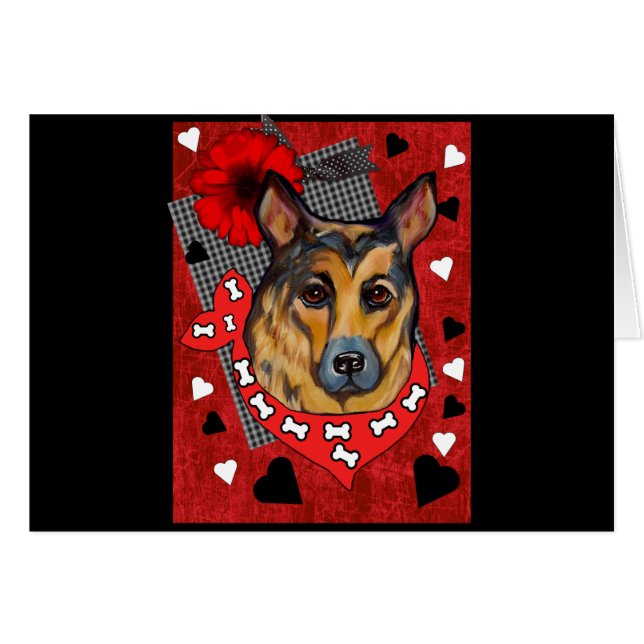 ジャーマンシェパード (正面横)