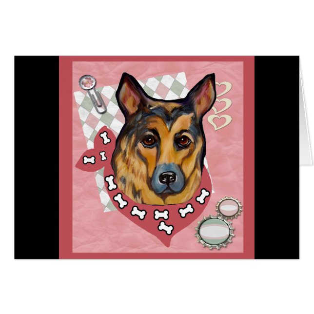 ジャーマンシェパード (正面横)