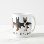 ジャーマンシェパード かわいい犬 ジャーマンシェパード大好き コーヒーマグカップ (正面右)