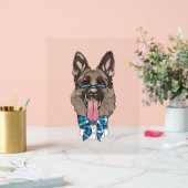 ジャーマンシェパード アクリルサイン (ウェディング)