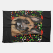 ジャーマンシェパード キッチンタオル (横)