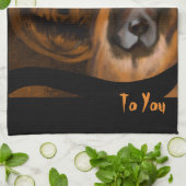 ジャーマンシェパード キッチンタオル (折り畳み)