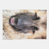 ジャーマンシェパード キッチンタオル (横)