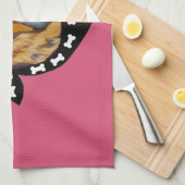 ジャーマンシェパード キッチンタオル (四つ折り)