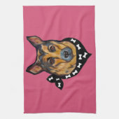 ジャーマンシェパード キッチンタオル (縦)