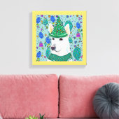 ジャーマンシェパード キャンバスプリント (インサイチュ (リビング))