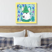 ジャーマンシェパード キャンバスプリント (インサイチュ (寝室))