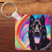 ジャーマンシェパード キーホルダー (正面)
