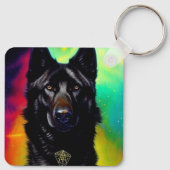 ジャーマンシェパード キーホルダー (裏面)