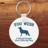 ジャーマンシェパード キーホルダー (正面)