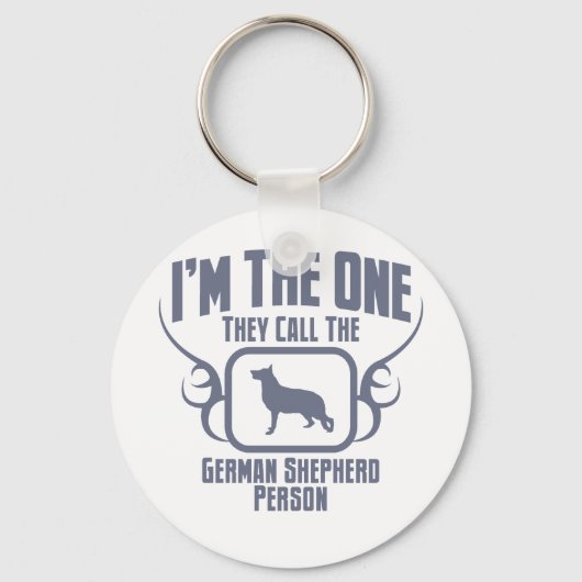ジャーマンシェパード キーホルダー (正面)