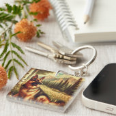 ジャーマンシェパード キーホルダー (正面右)