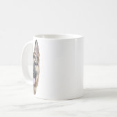 ジャーマンシェパード コーヒーマグカップ (正面左)