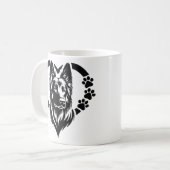 ジャーマンシェパード コーヒーマグカップ (正面左)