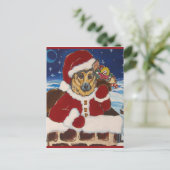 ジャーマンシェパード・サンタポストカード シーズンポストカード (スタンド正面)