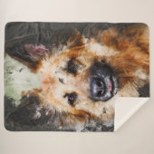 ジャーマンシェパード シェルパブランケット (正面(横))