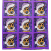 ジャーマンシェパード シャワーカーテン (正面)