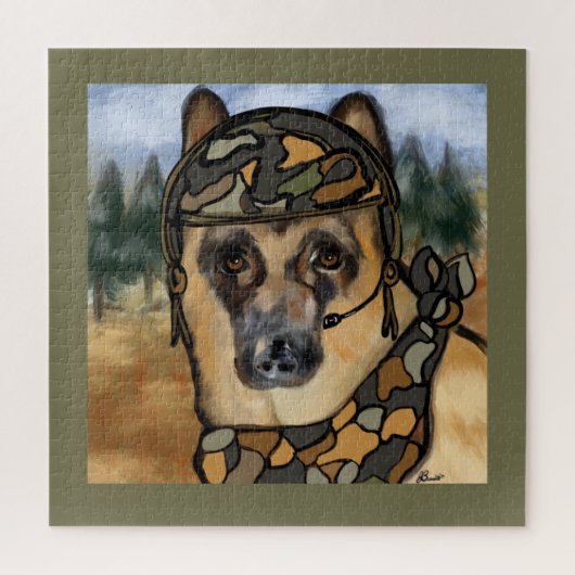 ジャーマンシェパード ジグソーパズル (縦)