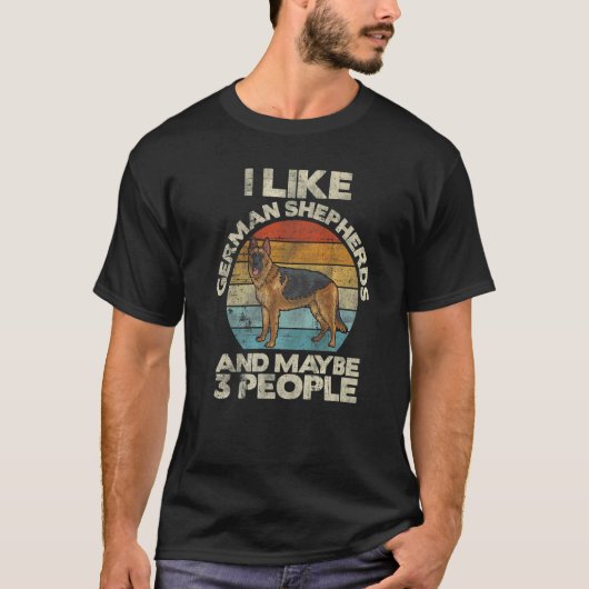ジャーマンシェパード ジャーマンシェパード Tシャツ (正面)