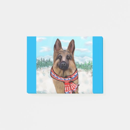 ジャーマンシェパード スウェーデン ポストイット (正面)