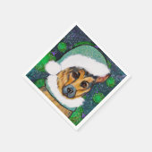 ジャーマンシェパード スタンダードカクテルナプキン (角)