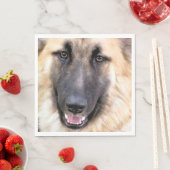 ジャーマンシェパード スタンダードランチョンナプキン (インサイチュ)