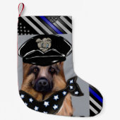 ジャーマンシェパード スモールクリスマスストッキング (正面)