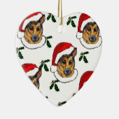 ジャーマンシェパード セラミックオーナメント (右)