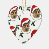 ジャーマンシェパード セラミックオーナメント (左)