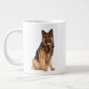 ジャーマンシェパード,タンブラーラップストレートデザイン,犬 ジャンボコーヒーマグカップ