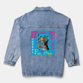 ジャーマンシェパード デニムジャケット (裏面)