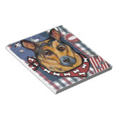 ジャーマンシェパード ノートパッド (アングル)