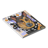 ジャーマンシェパード ノートパッド (アングル)