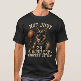 ジャーマンシェパード バスケットボール グッズ グッドボーイ バケットゲッター Tシャツ