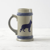 ジャーマンシェパード ビールジョッキ (左)