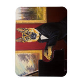 ジャーマンシェパード |ピアノワルツ マグネット (縦)