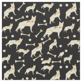 ジャーマンシェパード ファブリック (クローズアップ)