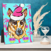 ジャーマンシェパード フォトプラーク (側面)