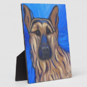 ジャーマンシェパード フォトプラーク (側面)