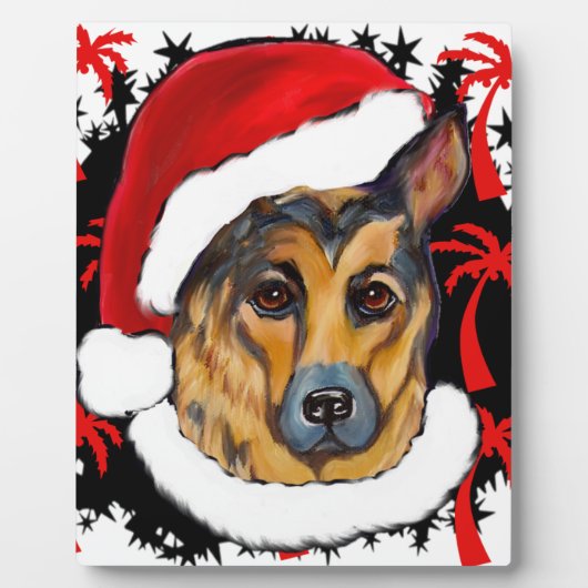 ジャーマンシェパード フォトプラーク (正面)