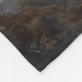 ジャーマンシェパード フリースブランケット (角)