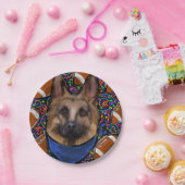 ジャーマンシェパード ペーパープレート (パーティー)