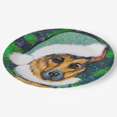 ジャーマンシェパード ペーパープレート (アングル)