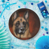 ジャーマンシェパード ペーパープレート (パーティー)